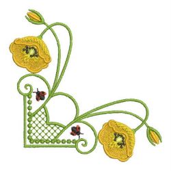 Spring Ladybugs 03(Md) machine embroidery designs