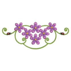 Spring Ladybugs 06(Sm) machine embroidery designs