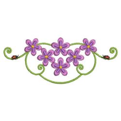 Spring Ladybugs 06(Lg) machine embroidery designs