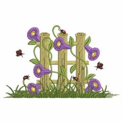 Spring Ladybugs 08(Md) machine embroidery designs