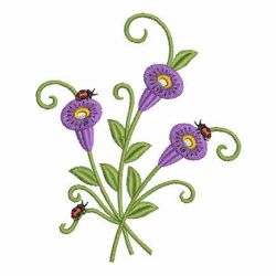 Spring Ladybugs 10(Md) machine embroidery designs