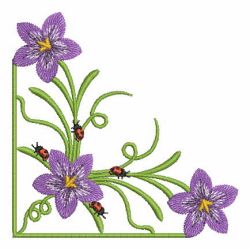 Spring Ladybugs 11(Md) machine embroidery designs