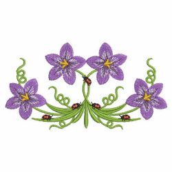 Spring Ladybugs 12(Lg) machine embroidery designs