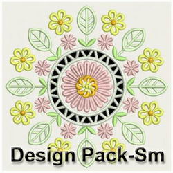 Circle Flower Cutwork(Sm) machine embroidery designs