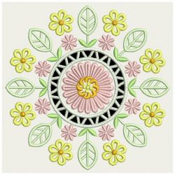 Circle Flower Cutwork 01(Md) machine embroidery designs