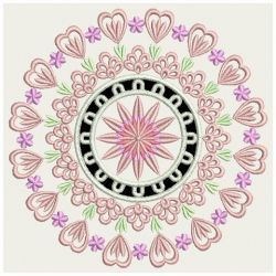 Circle Flower Cutwork 03(Lg) machine embroidery designs