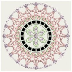 Circle Flower Cutwork 07(Md) machine embroidery designs