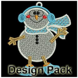 FSL Snowman machine embroidery designs