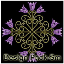 Heirloom Tulip Quilt(Sm) machine embroidery designs