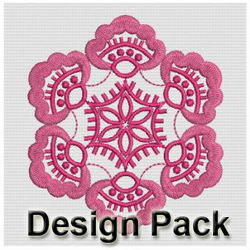 Fancy Flower Quilt machine embroidery designs