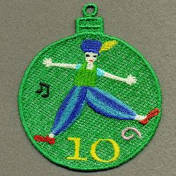 FSL 12 Days of Christmas 10 machine embroidery designs