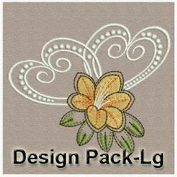 Yellow Azalea(Lg) machine embroidery designs