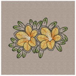 Yellow Azalea 01(Lg) machine embroidery designs