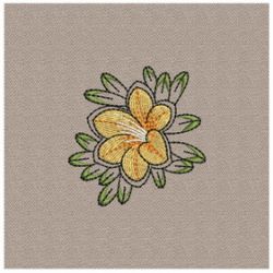 Yellow Azalea 03(Sm) machine embroidery designs