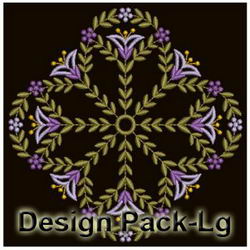 Delightful Flower Quilt(Lg) machine embroidery designs