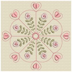 Heirloom Rose Quilt 1 03(Sm) machine embroidery designs