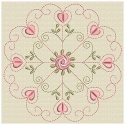 Heirloom Rose Quilt 1 07(Sm) machine embroidery designs