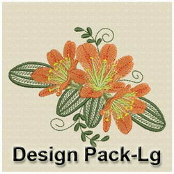 Clivia(Lg) machine embroidery designs