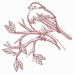 Redwork Birds 01(Lg) machine embroidery designs