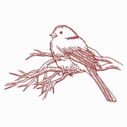 Redwork Birds 02(Md) machine embroidery designs