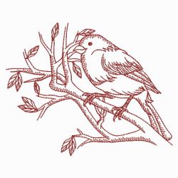 Redwork Birds 03(Sm) machine embroidery designs