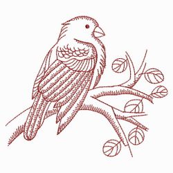 Redwork Birds 06(Lg) machine embroidery designs