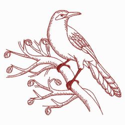 Redwork Birds 07(Md) machine embroidery designs