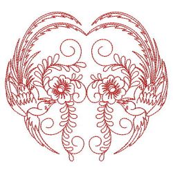Redwork Fancy Birds 10(Lg)