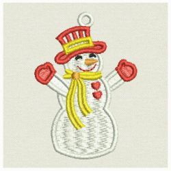 FSL Lovely Snowman 10 machine embroidery designs