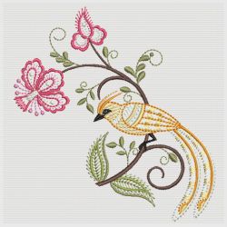 Jacobean Bird 2 01(Sm) machine embroidery designs