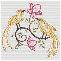 Jacobean Bird 2 05(Lg) machine embroidery designs
