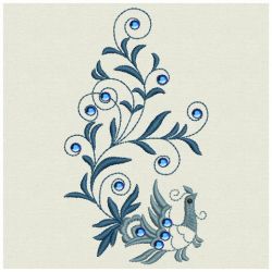 Heirloom Crystal Bird 03(Md) machine embroidery designs