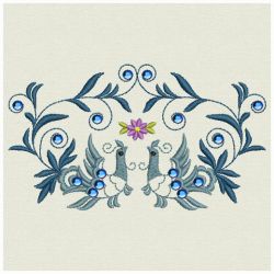 Heirloom Crystal Bird 04(Sm) machine embroidery designs