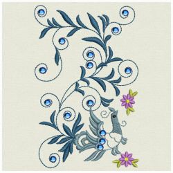 Heirloom Crystal Bird 07(Lg) machine embroidery designs