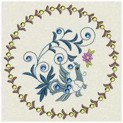 Heirloom Crystal Bird 09(Lg) machine embroidery designs