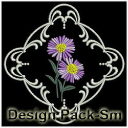 Colorful Flowers(Sm) machine embroidery designs