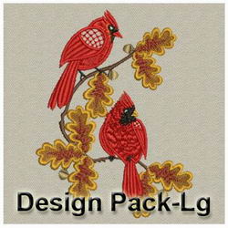 Illinois White Oak and Cardinal(Lg) machine embroidery designs