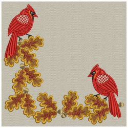 Illinois White Oak and Cardinal 03(Lg) machine embroidery designs