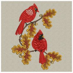 Illinois White Oak and Cardinal 05(Lg) machine embroidery designs