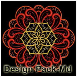 Creative Flower Quilt(Md) machine embroidery designs