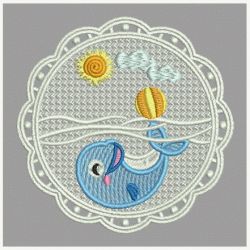FSL Whale Doily 09 machine embroidery designs