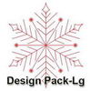 Redwork Snowflakes 1(Lg)