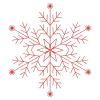 Redwork Snowflakes 1 04(Md)