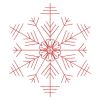 Redwork Snowflakes 1 06(Lg)