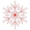 Redwork Snowflakes 1 08(Md)