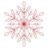 Redwork Snowflakes 1 08(Md)