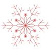 Redwork Snowflakes 2 08(Sm)