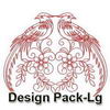 Redwork Fancy Birds(Lg)