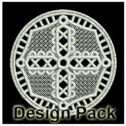 FSL Small Cross Doily machine embroidery designs