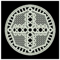 FSL Small Cross Doily 01 machine embroidery designs